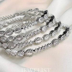Silver Studded Bangles – Jewelist.pk