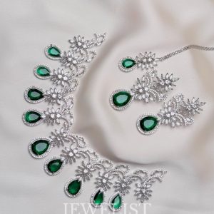 Pakistani Bridal Emerald Jewellery Set – Jewelist Jewellery