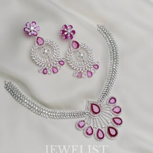 Fuchsia Bridal Jewellery Set – Jewelist.pk