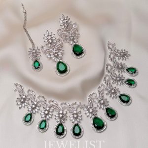 Wedding Elysian Emerald Jewellery Set – Jewelist.pk