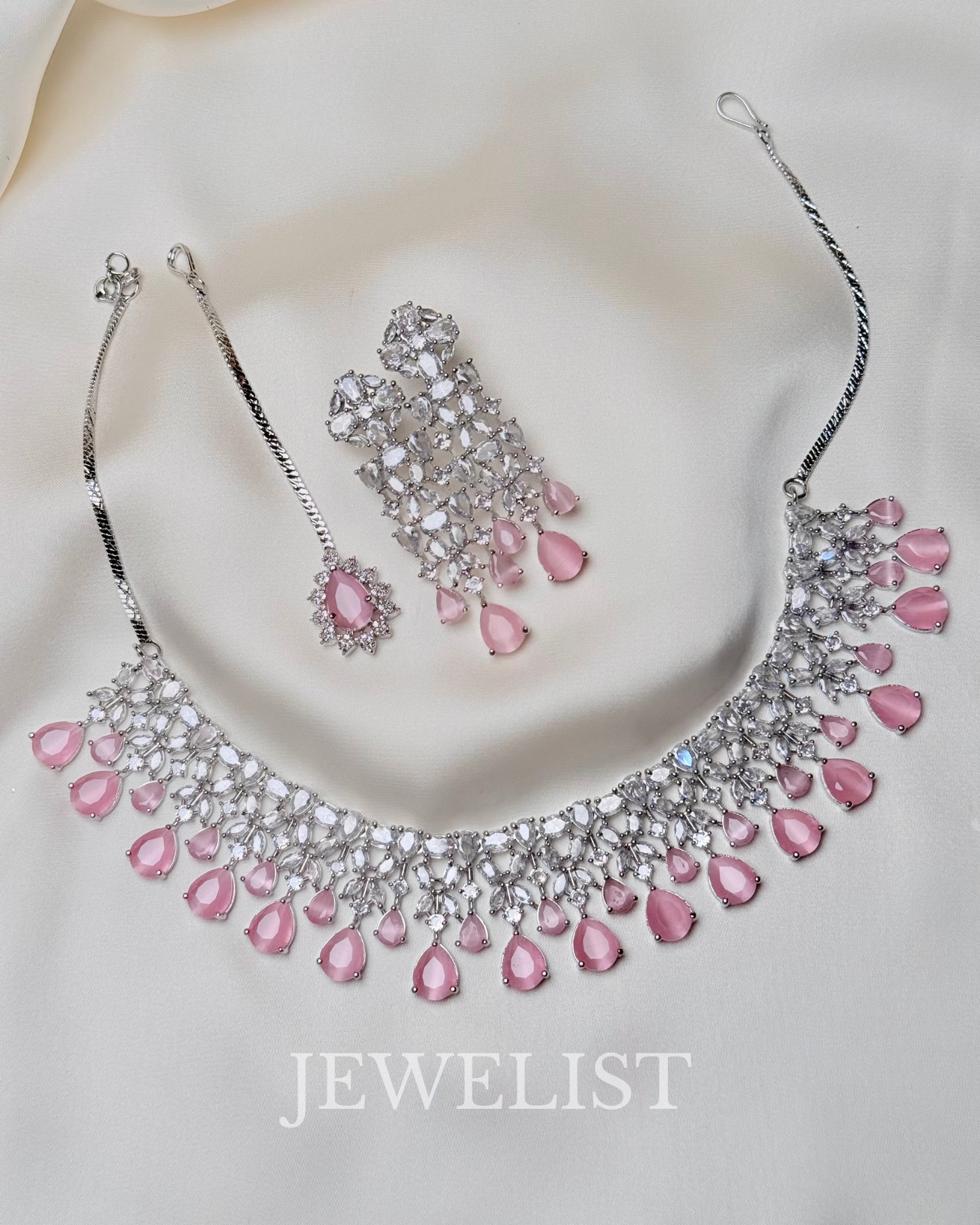 Percy Droplet Set by Jewelist.pk – Necklace and Earrings