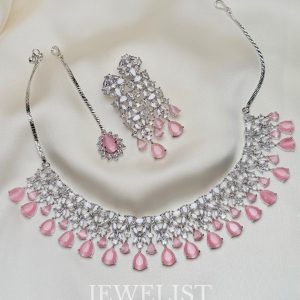 Pakistani Jewellery Percy Droplet Necklace Set – Jewelist.pk