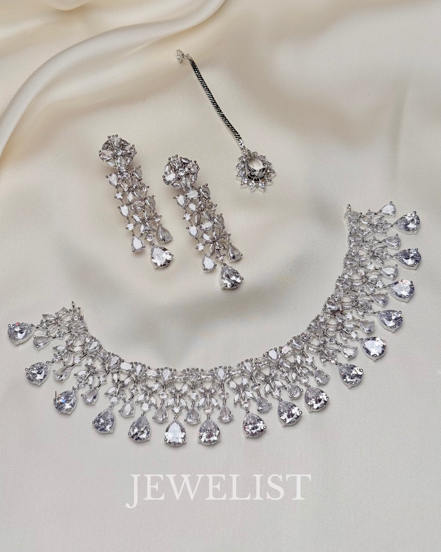 Jewelist Jewellery Bridal Percy Droplet Set