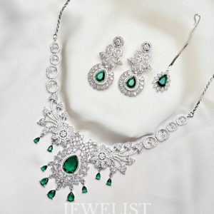 Jewelist Jewellery Pakistani Bridal Myra Emerald Set