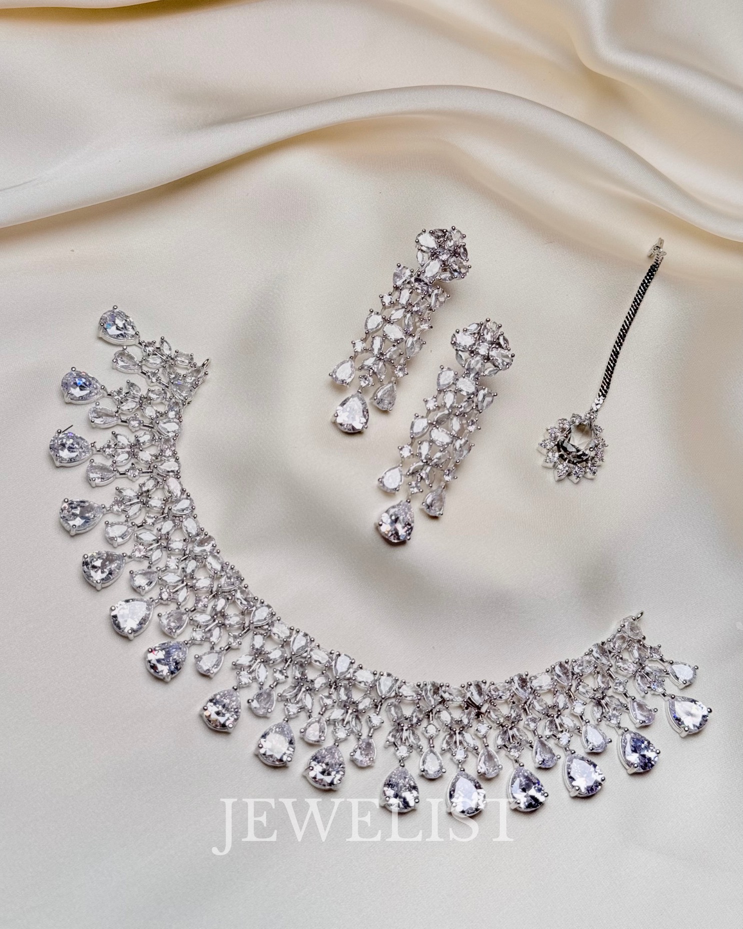 Artificial Jewellery Pakistan – Percy Droplet Necklace and Earrings