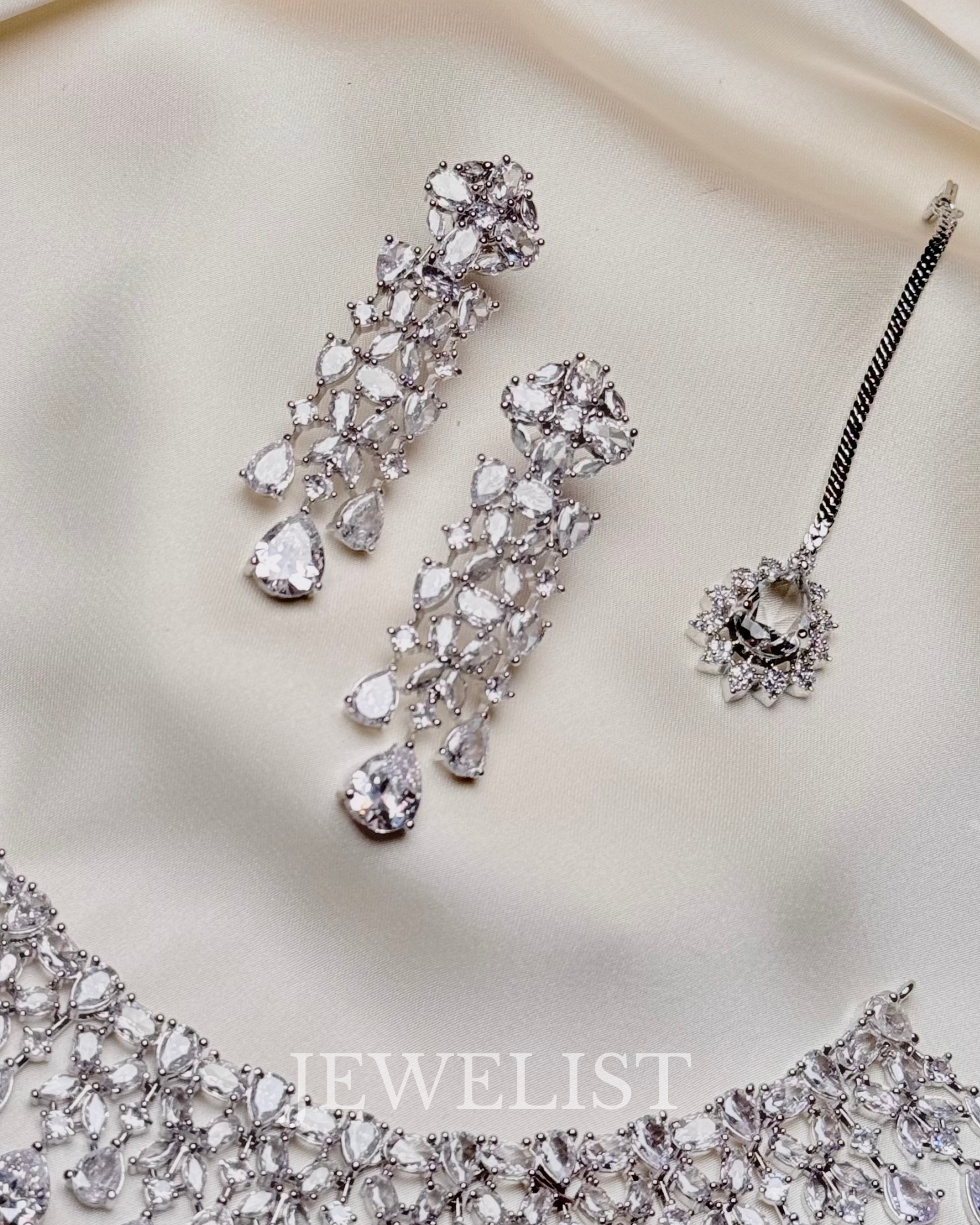 Jewelist Jewellery Bridal Percy Droplet Set