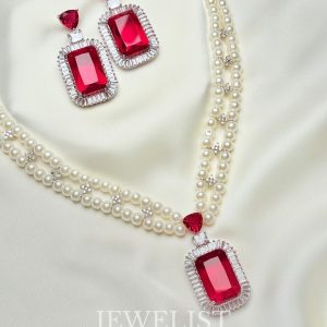 Amara Pearl Set by Jewelist.pk