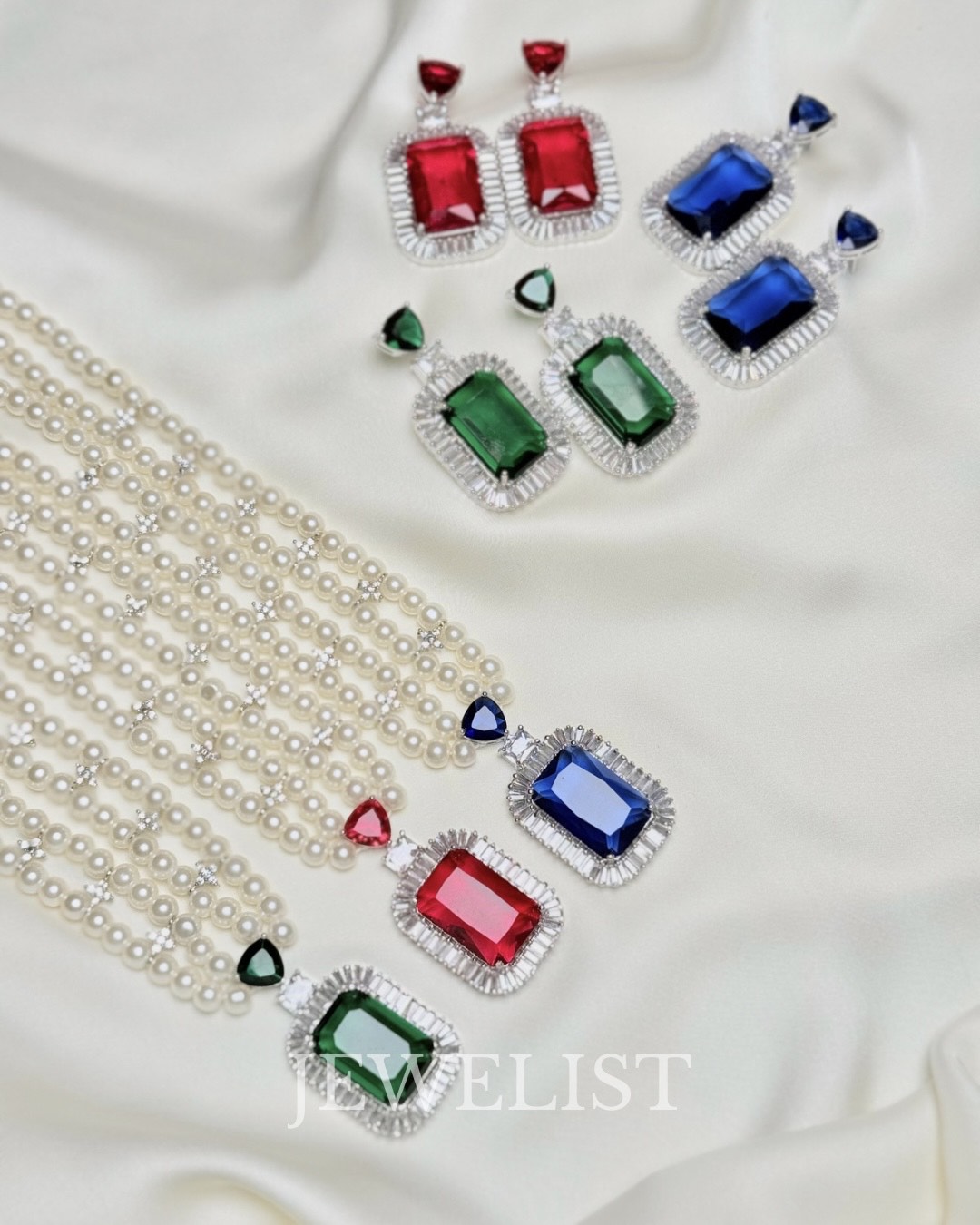 Amara Pearl Set by Jewelist.pk