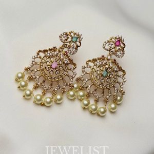 Rehaar Mala Set by Jewelist.pk – Pearl and Stone Necklace