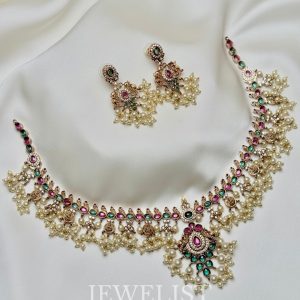 Pakistani Bridal Jewellery Set with Earrings – Jewelist.pk