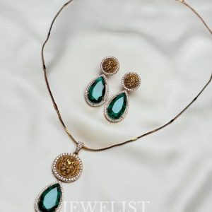 Bold Tiger Motif Set by Jewelist.pk – Pakistani artificial jewellery