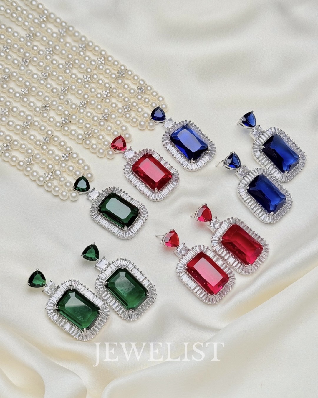 Amara Pearl Set by Jewelist.pk