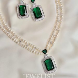 Amara Pearl Set by Jewelist.pk