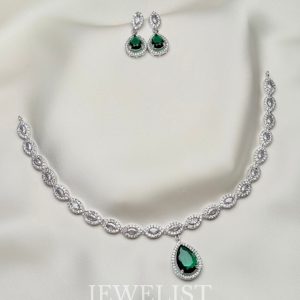 Kiara Crystal Necklace Set by Jewelist.pk – Pakistani Artificial Jewellery