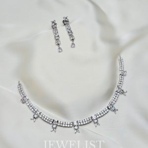 Seraphina Necklace Set Silver – Jewelist.pk