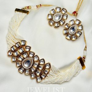 Minha Kundan Choker Set by Jewelist.pk – Pakistani Artificial Jewellery