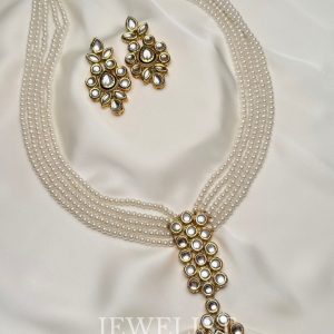 Kundan Long Pearl Mala by Jewelist.pk – Pakistani Artificial Jewellery