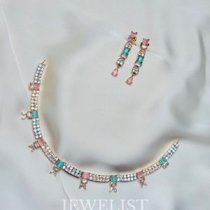 Seraphina Necklace Set Gold Multi – Jewelist.pk