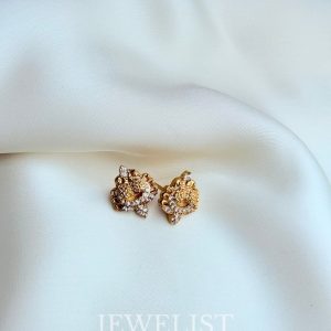 Two-Way Versa Studs Gold – Jewelist.pk