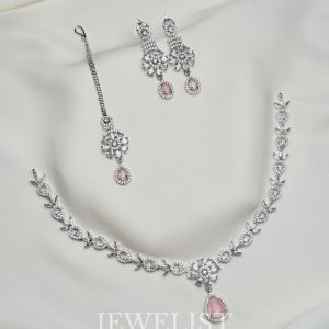 Petal Cascade Set Pink – Jewelist.pk