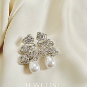 Pearl Drop Earrings by Jewelist.pk