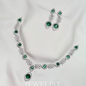 Vine and Blossom Set Emerald – Jewelist.pk
