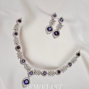 Vine & Blossom Set Purple – Jewelist.pk
