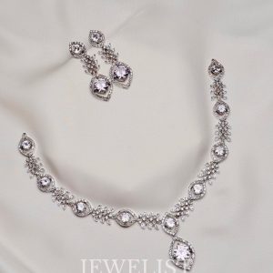 Vine & Blossom Set Silver – Jewelist.pk