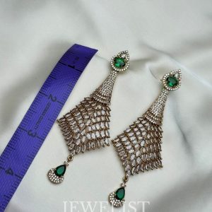 Willow Emerald Earrings by Jewelist.pk