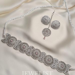 Celestial Blush Choker Set by Jewelist.pk