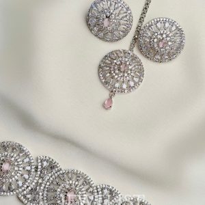 Celestial Blush Choker Set by Jewelist.pk