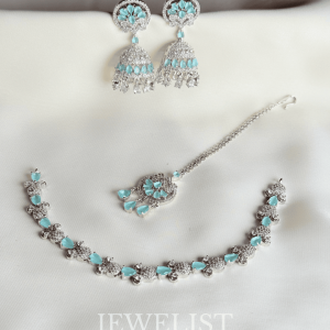 Velvet & Vine Necklace Set – Pakistani Artificial Jewellery Set by Jewelist.pk