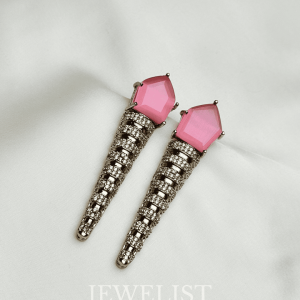 Crown Cone Earrings – Statement Artificial Jewellery Earrings by Jewelist.pk