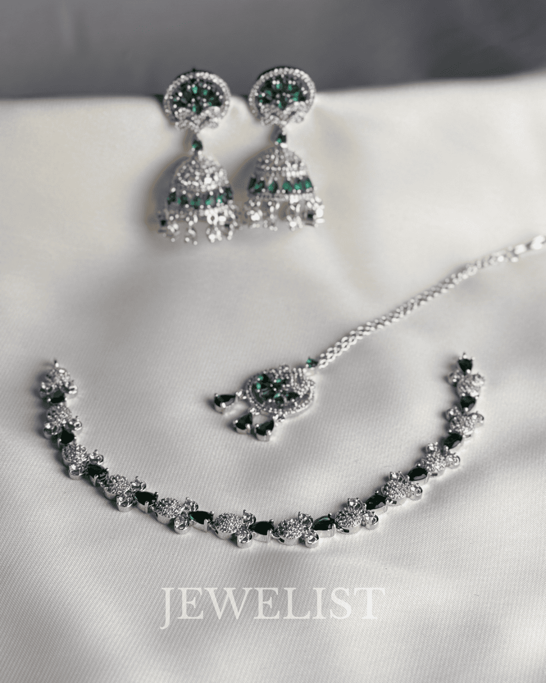 Velvet & Vine Necklace Set – Pakistani Artificial Jewellery Set by Jewelist.pk