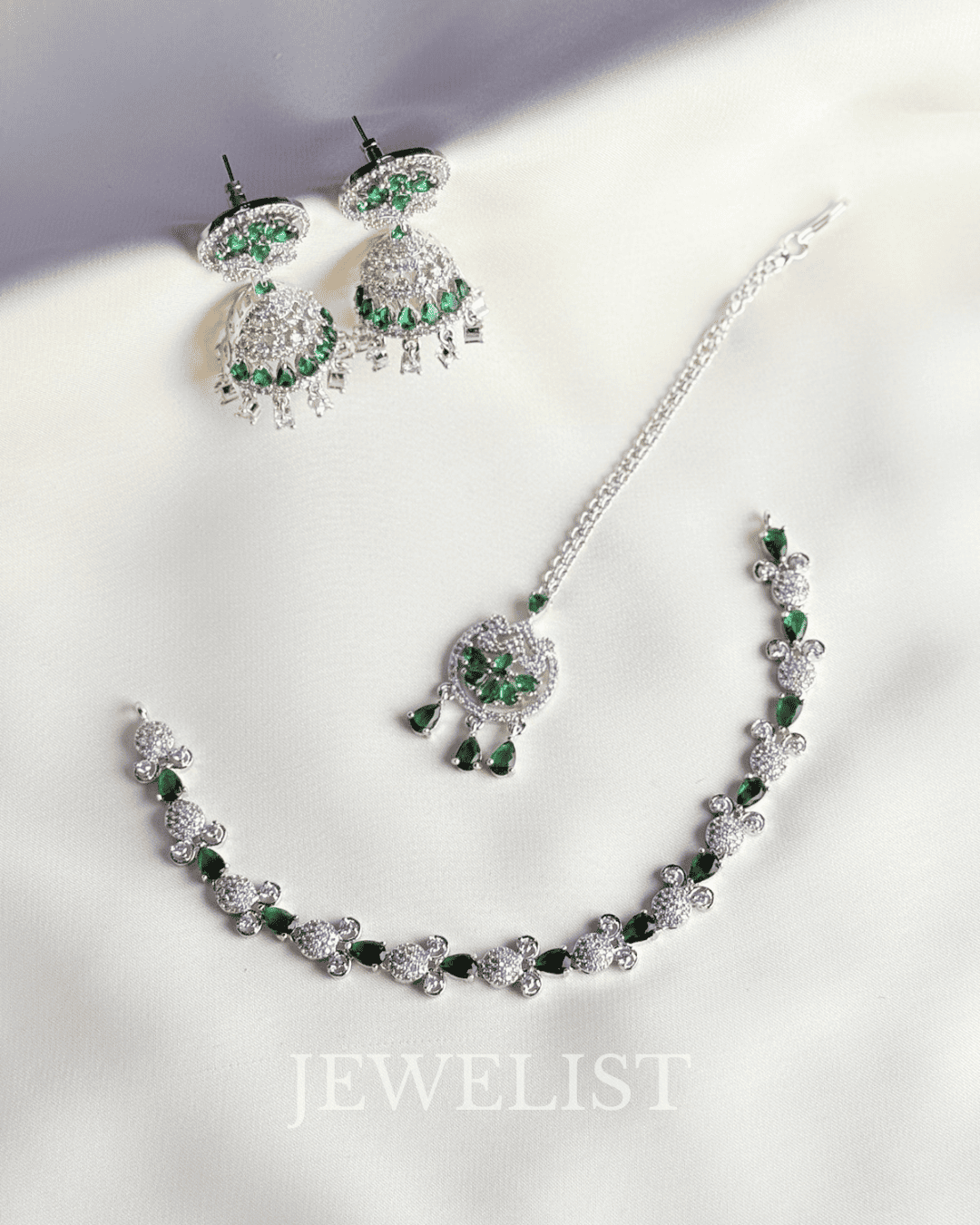 Velvet & Vine Necklace Set – Pakistani Artificial Jewellery Set by Jewelist.pk
