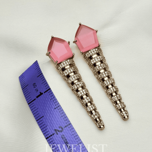 Crown Cone Earrings – Statement Artificial Jewellery Earrings by Jewelist.pk