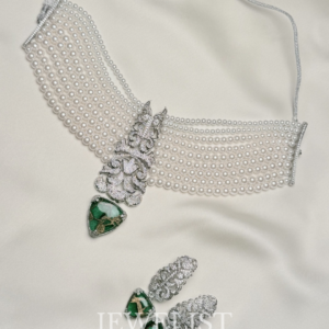 Luxe Forest Pearl Guluband