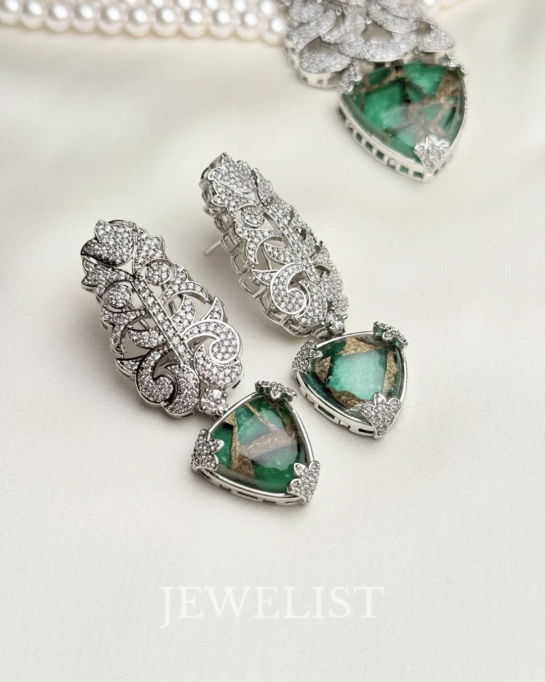 Luxe Forest Pearl Guluband