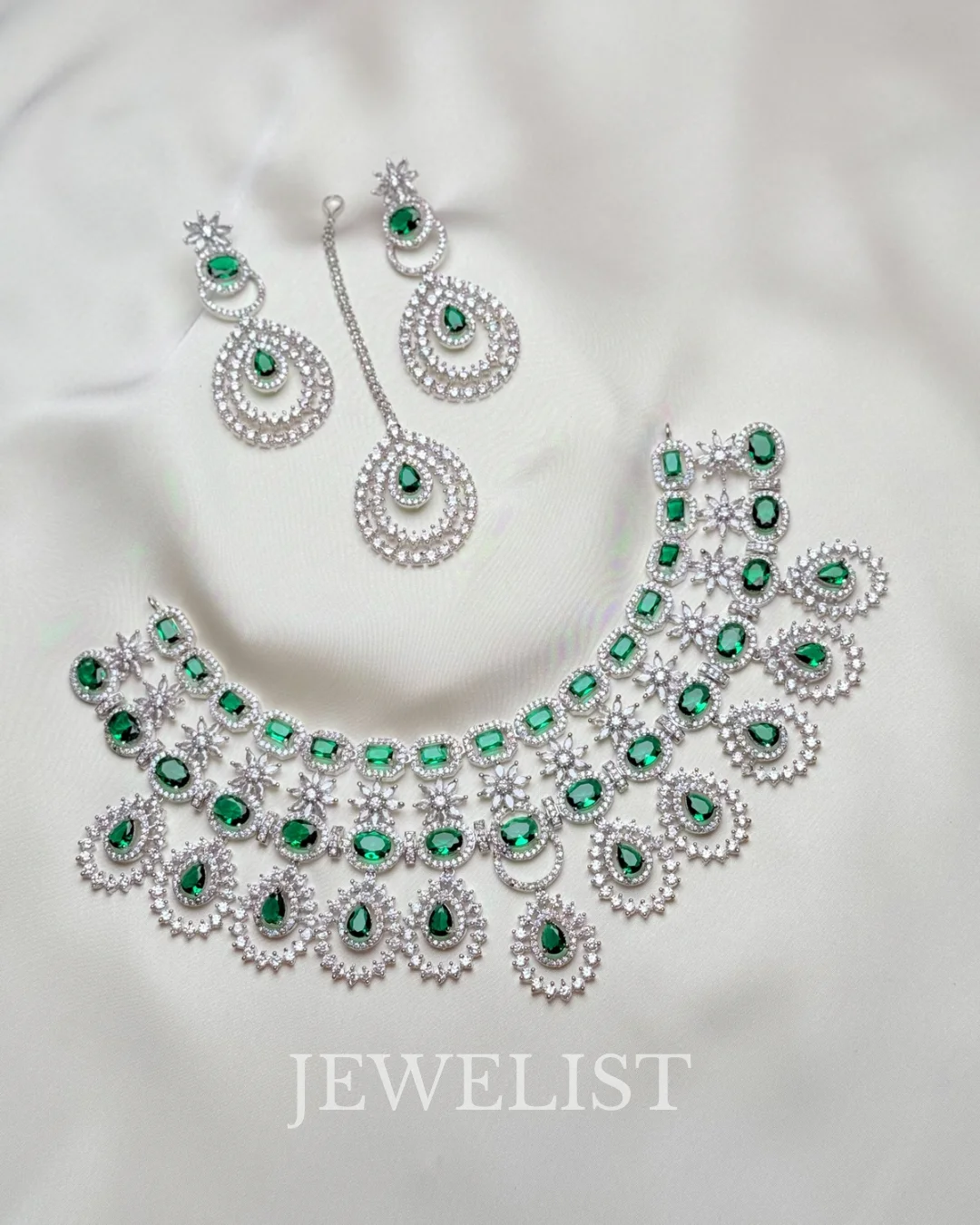 Linear Flora Necklace Set - Image 2