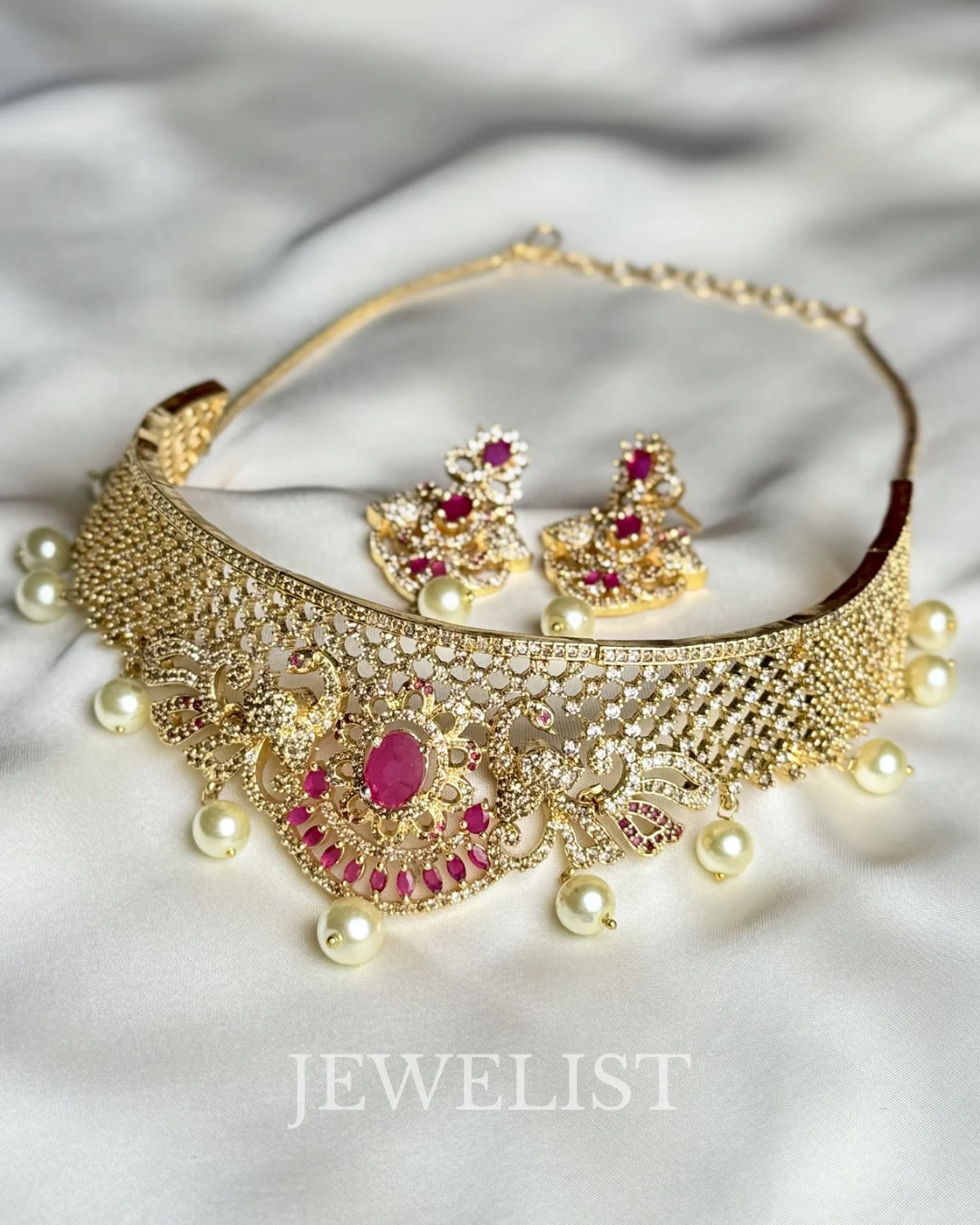 The Plumed Ruby Choker